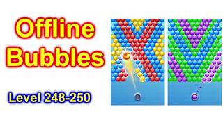 Offline Bubbles Bubble Shooter Game level 248-250 For Your Cell Phone screenshot 2
