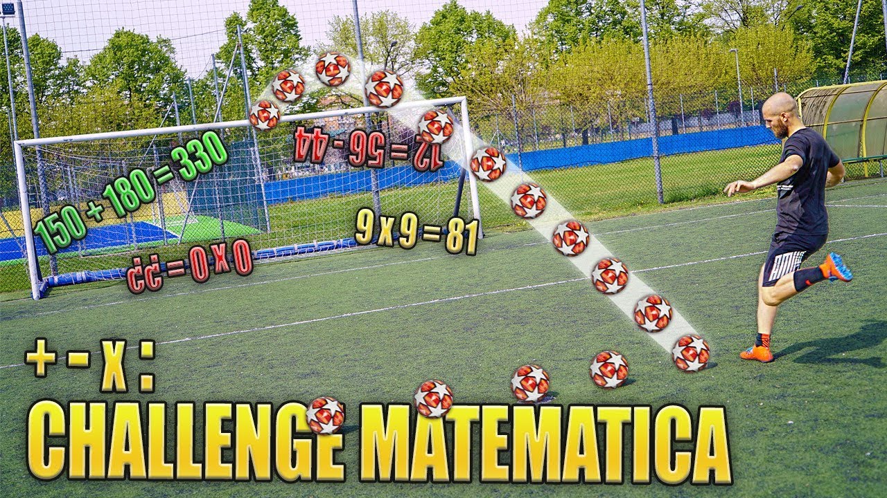 CROSSBAR CHALLENGE MATEMATICA - 5 x 4 Non Fa 20 😱😱 - YouTube