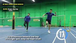 5 Minute FASTER FOOTWORK Home Workout badminton