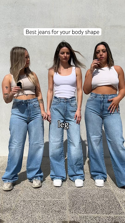 Jeans terbaik untuk bentuk tubuh Anda (pir, segitiga, jam pasir) #jeans #bentuktubuh #tryonhaul2024