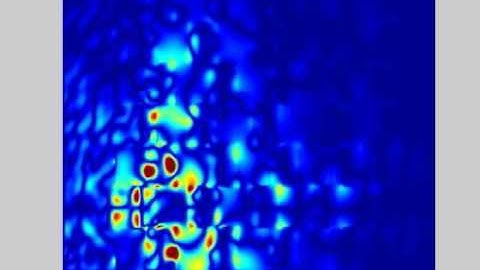 wave propagation through as vertical stack of dielectric cylinders