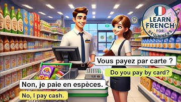 French Shopping Conversation for Beginners | Learn Everyday Phrases at the Store 🇫🇷
