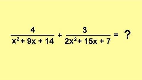 Algebra - Adding and Subtracting Rational Expressions (5 of 6)