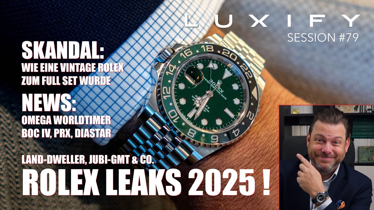 Rolex Leaks 2025 & Vintage Skandal, Omega Worldtimer PO, Blancpain BOC
