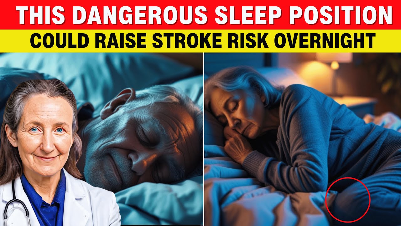 За 60? Эти 5 поз для сна повышают риск инсульта за ночь! (Пожалуйста, избегайте) | Барбара О'Нил