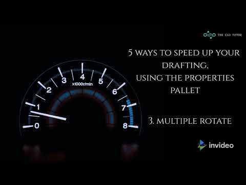 Speed Up Your AutoCAD Drafting, Using The Properties Pallet