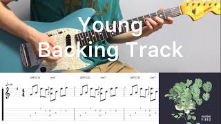 Vacations - Young Guitar Backing Track With Tab
