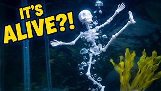 💀 I 3D Printed a Skeleton It Started Dancing in My Aquarium