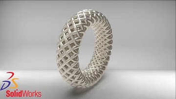 Solidworks Tutorial # 19 How to Make Mesh Ring Design in Solidworks Modeling||SOLIDWORKS_EASY_DESIGN