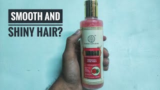 KHADI NATURAL Ayurvedic Hibiscus Alovera Cleanser/Shampoo Sulphate Paraben Free, 210 ml Unboxing #4k
