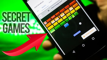 5 HIDDEN ANDROID GAMES! GAMES INSIDE ANDROID THAT YOU DON