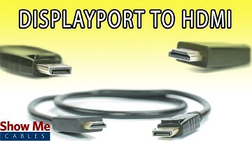 DisplayPort to HDMI Cable - High Performance Signal Quality
