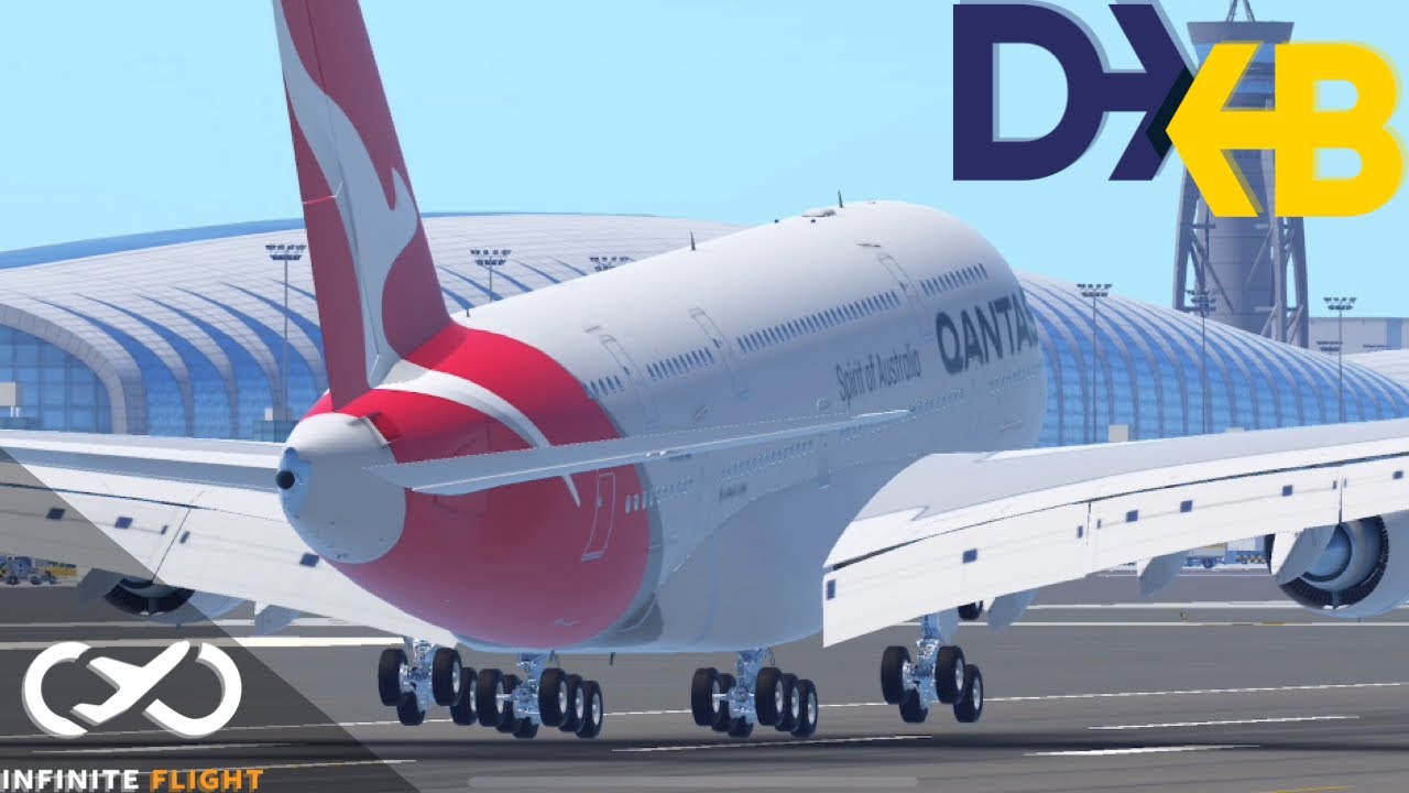 22 MINUTES OF PLANE SPOTTING AT DUBAI INTERNATIONAL AIRPORT | Infinite Flight