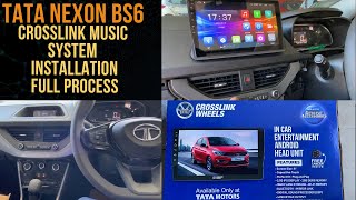 Crosslink Wheel music system installation  Tata nexon  Full process