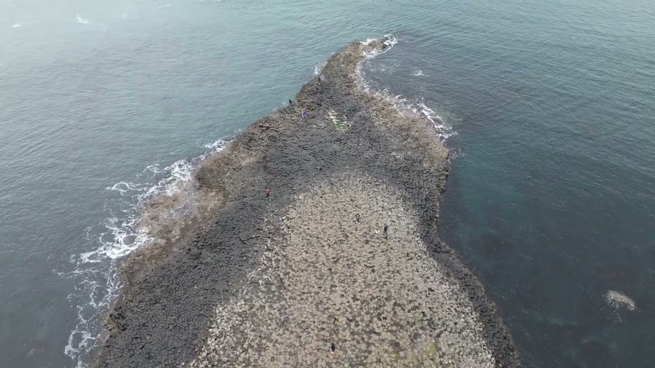 Drone Clips - Giants Causeway, Bushmills, County Antrim, Northern Ireland
