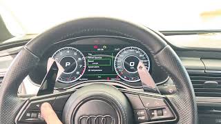 Audi A6 Digital instrument cluster speedometer cockpit control LCD dashboard 