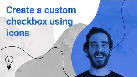 Create a custom checkbox using icons - Bubble.io