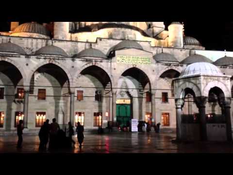 Sultan Ahmet camii, sabah ezanı