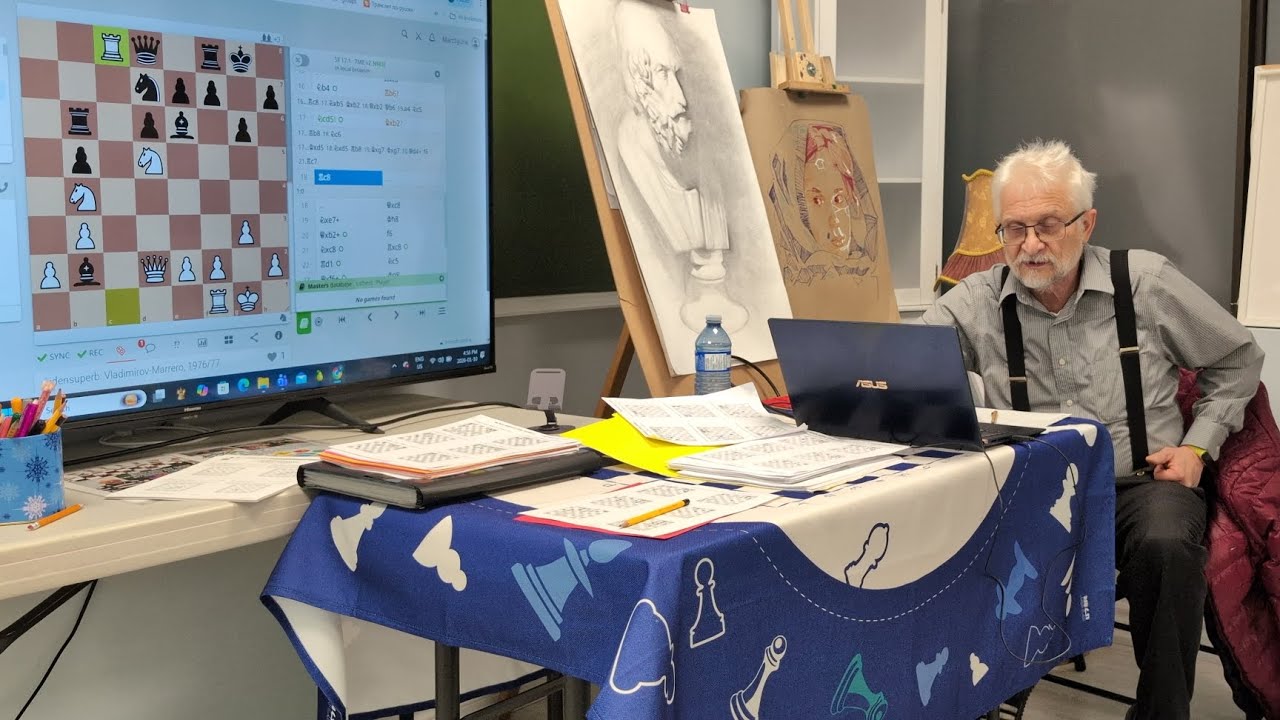 Chess Master Class Game Analysis at UP STEAM Education 