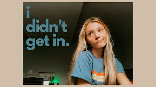 I Didn't Get into Rad Tech School | Whats Next in My Life
