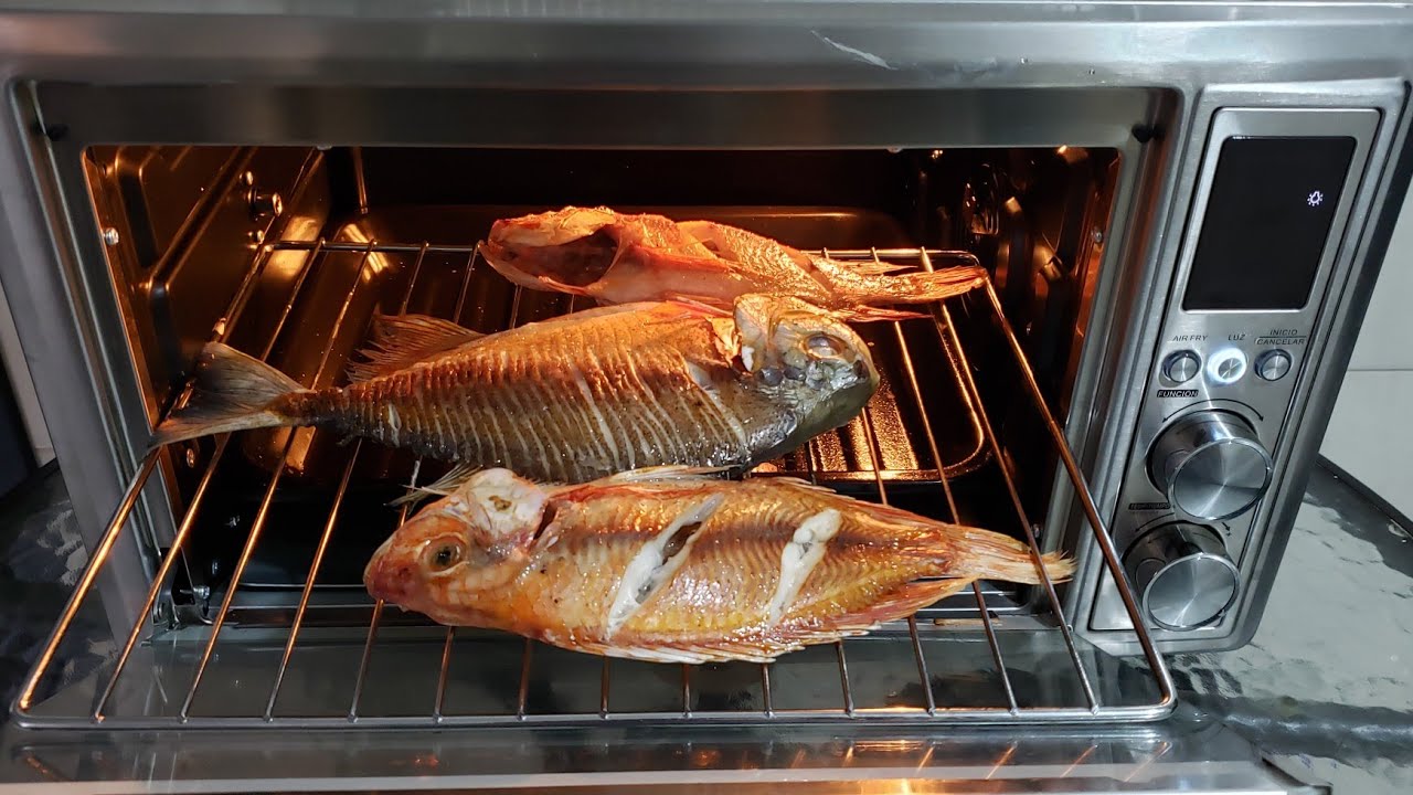 preparar pescado en Horno Tostador y Freidora de Aire Wurden YouTube