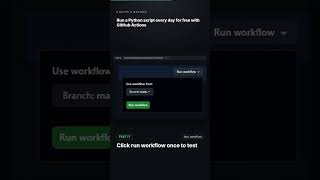 Run a Python script every day for free with GitHub Actions #coding #programming #python #code#vscode