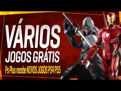 VÁRIOS JOGOS GRÁTIS CHEGANDO PS PLUS PS4 PS5