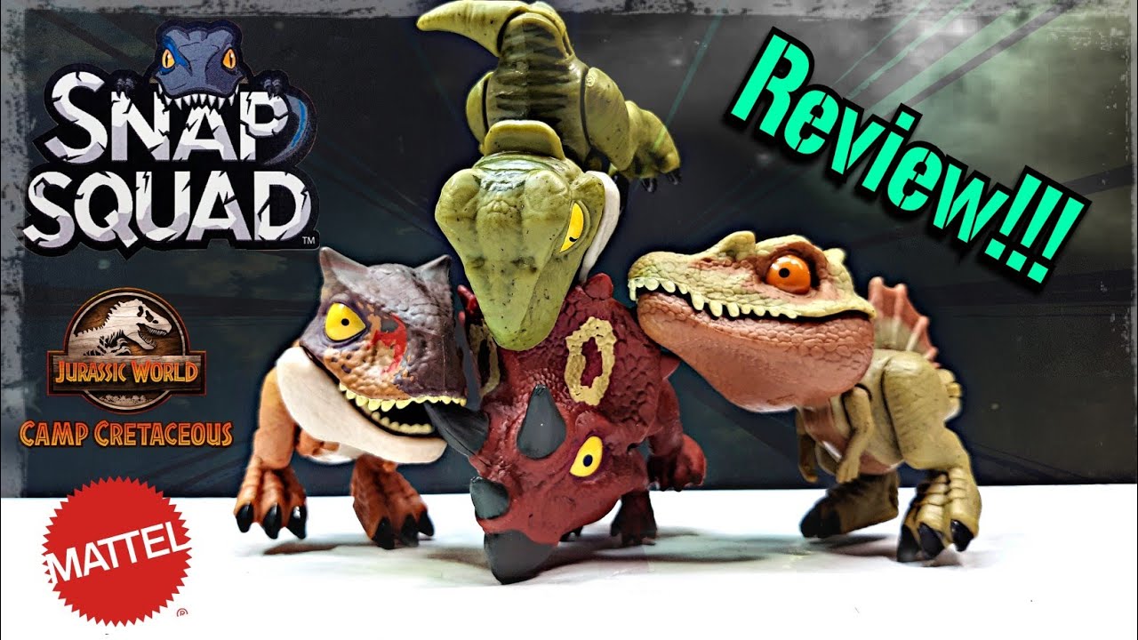 Jurassic WorldSnap SquadCARNOTAURUSCamp CretaceousMattelNEU! 