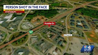 Upstate deputies called after person shot in the face