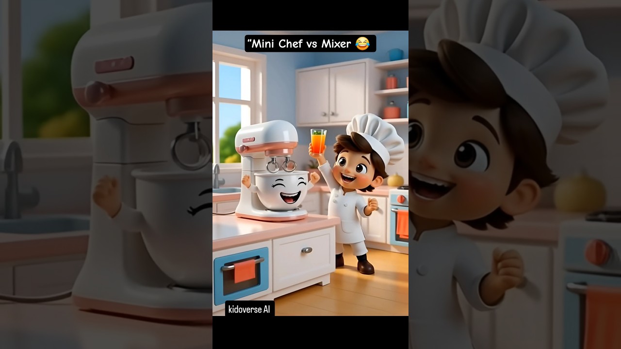 “Mini Chef vs Mixer 😂 Juice Bana ya Toofan? | 