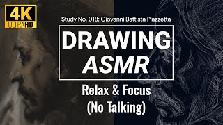 20min Deep Focus: Piazzetta's Saint (Skull to Face & Eyes) | Structural ASMR (No Talking) [4K]
