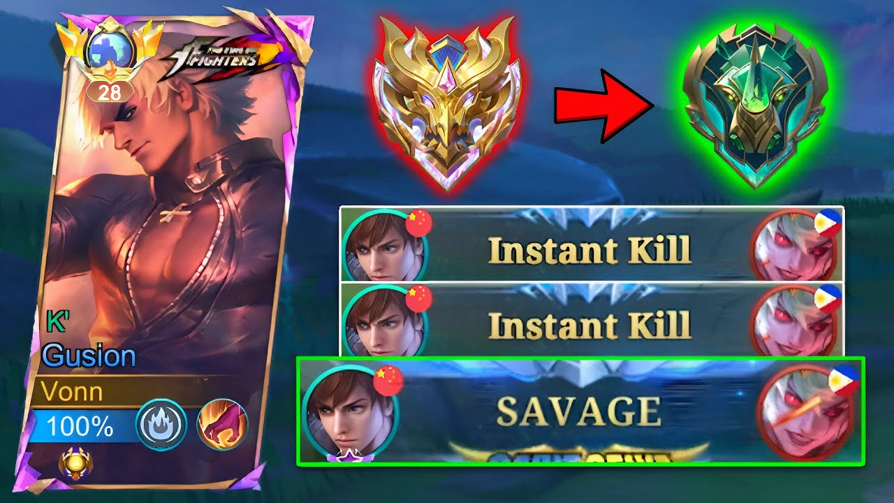 WHEN GLOBAL GUSION RETURN TO EPIC!! NEW SEASON UNLI INSTANT KILL🔥