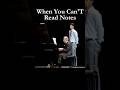 When you can't read notes #piano #memes #classicalmusic #pianomusic #pianist #music #shorts #short