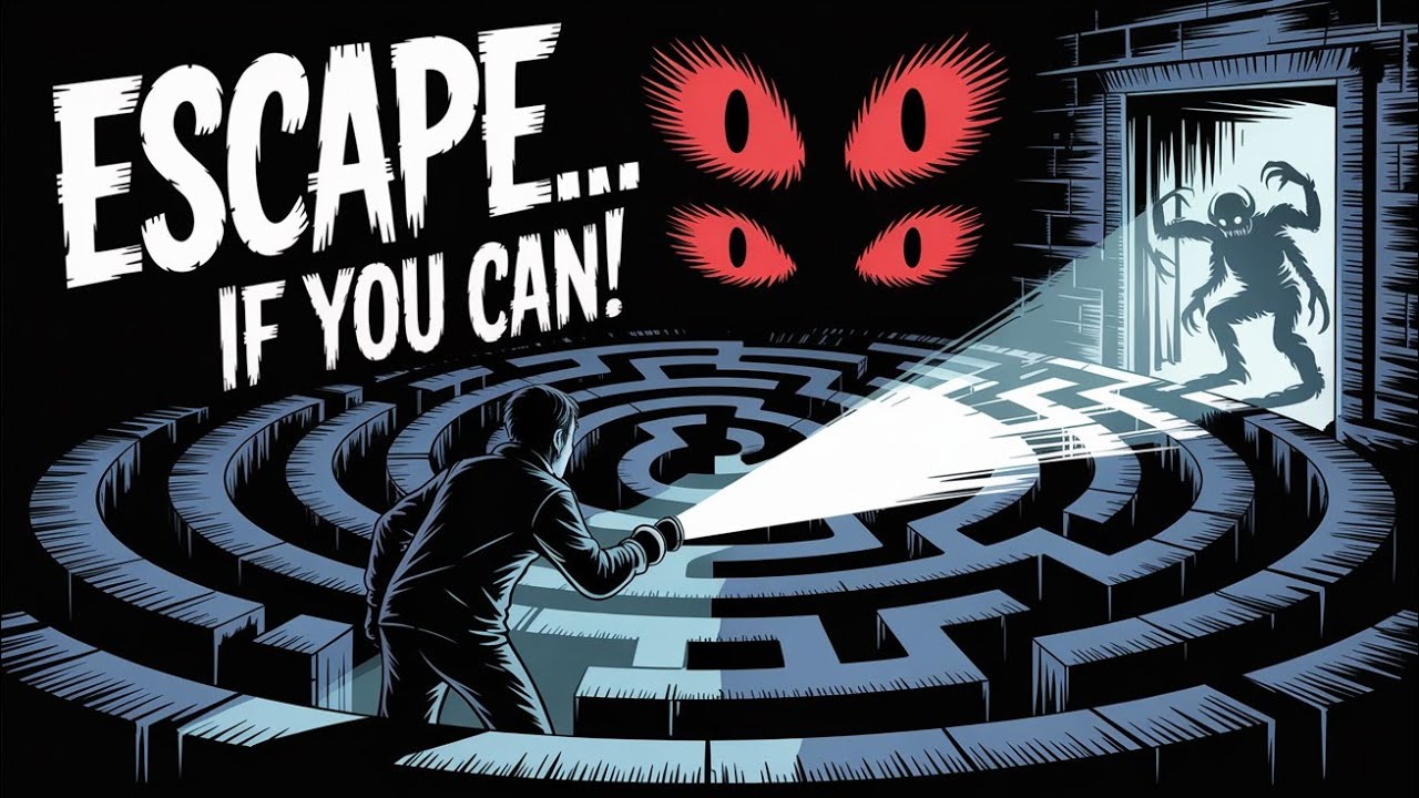 I Downloaded a Terrifying Horror Game | Can I Escape the SILENT MAZE?" l l 