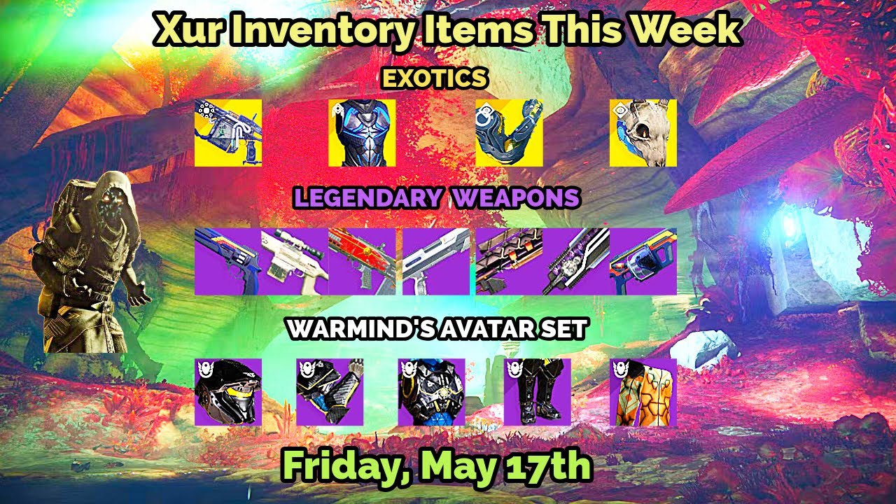 Xur's Inventory Items This Week!-Destiny 2 - YouTube