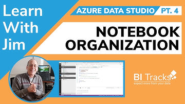 Notebook Organization - Azure Data Studio