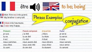 FRENCH VOCABULARY - The 200 Most Common French Verbs, Audio + Phrase Examples, screenshot 5
