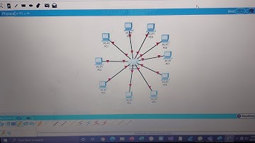 how to connect 10 computers in peer to peer model in cisco packet tracer
