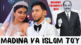 : HOJIBOY TOJIBOYEV XONADONIDA TO'Y | Madina Tojiboyeva va Uztim (Islom) NIKOH TO'YI va KELIN SALOM