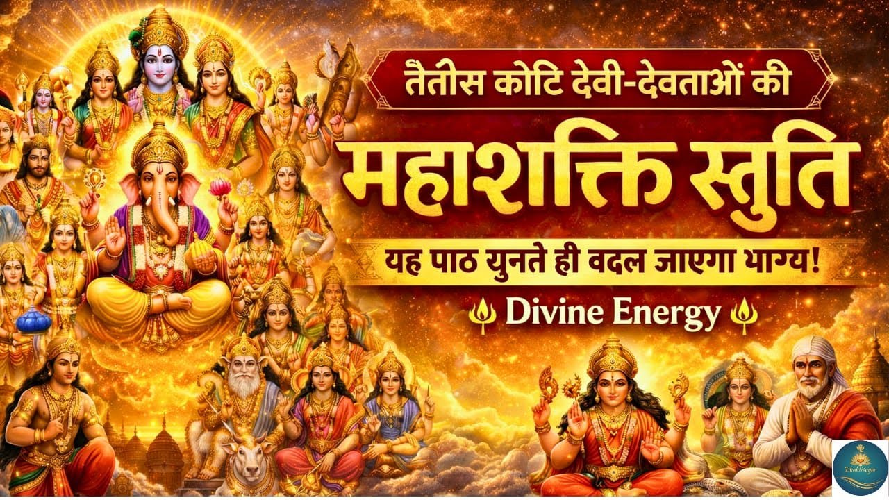 33 कोटि देवी-देवताओं की स्तुति - सम्पूर्ण देवी-देवता कृपा स्तोत्र - Most Powerful All Gods Stuti