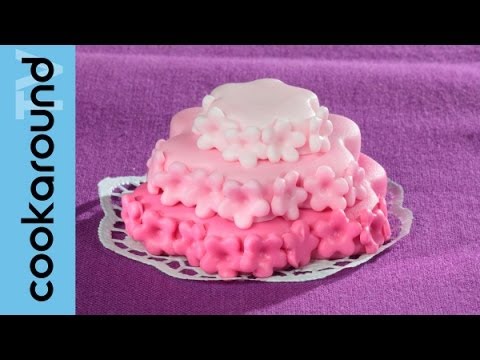 Decorazioni pasta di zucchero: minicake ombre / Torta a strati