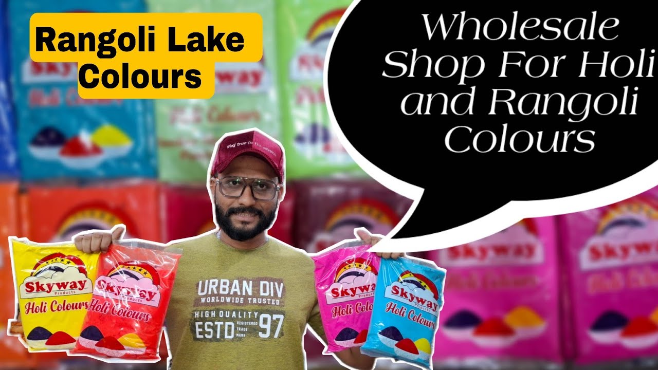 Best Holi and Rangoli Colours  Wholesale Market Mumbai Lake Colours Rangoli Colour Manufacturer