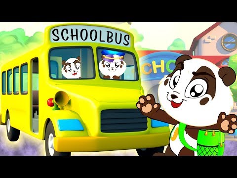 Panda Bo goes to School and Have Fun - Cartoon Animation for Kids