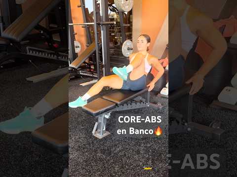 Rutina de Core/Abs con Banco – 7 Ejercicios para Fortalecer tu Abdomen 🔥