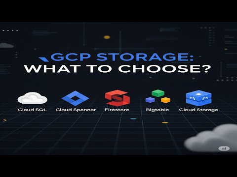 Which Google Cloud Storage Should You Use? | Cloud SQL, Spanner, Firestore & More!