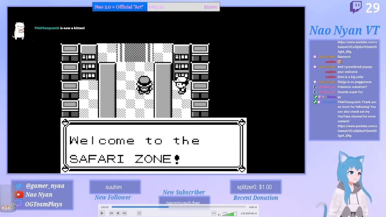 Pokémon Hype Week ~ Pokémon Red with Crowd Control!! !commands [Restream]