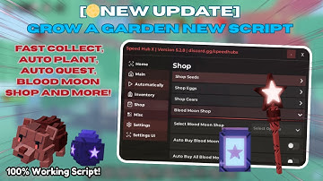 [🐔UPDATE🧟‍♂️] Grow a Garden Script – Bloodlit Grabber, Moon Shop Bot, Auto Dupe, No Key Required!