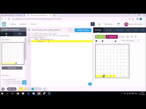 karel სავარჯიშო 5.1.4 / while loop / while ციკლი