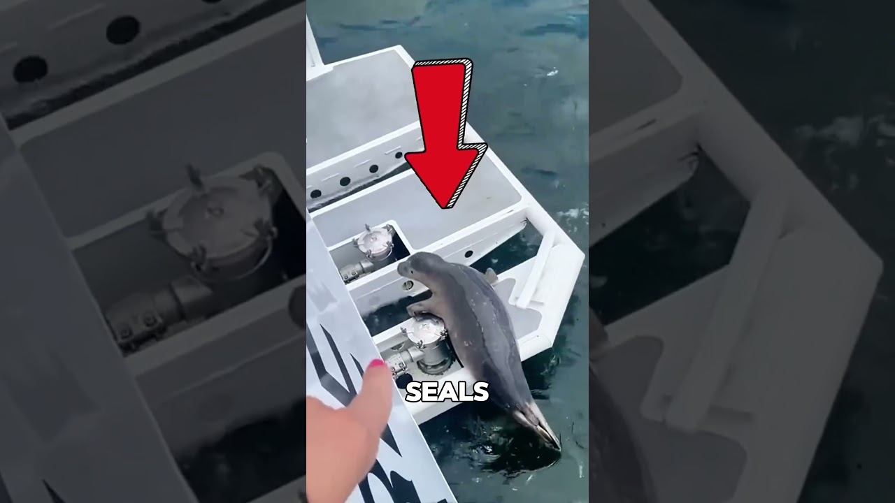 Почему тюлени прыгают на лодки?