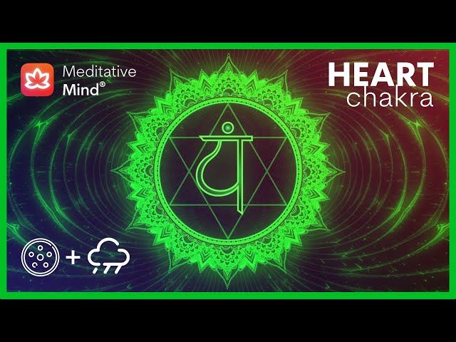 💚 Heart Chakra Healing with HANG Drum + Rain Music || Attract Love || Let Go Of Emotional Pain class=